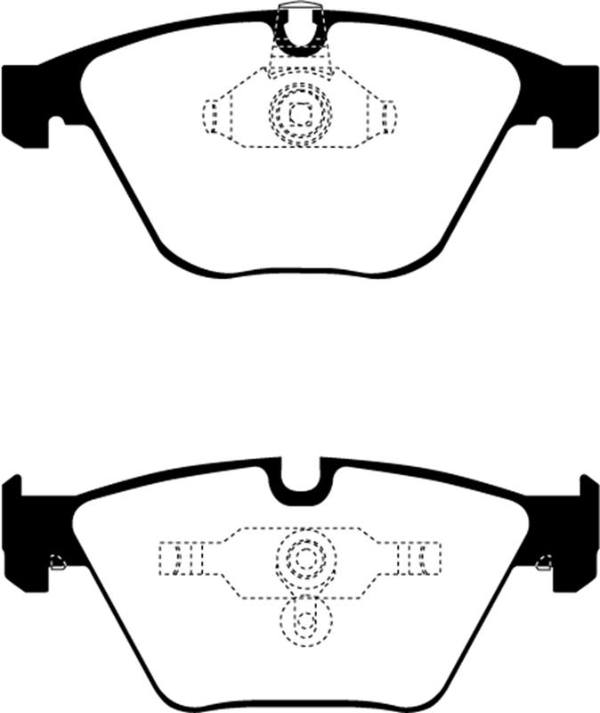 EBC Brakes Greenstuff 2000 Series Sport Brake Pads - FMSI ID D918 DP21449