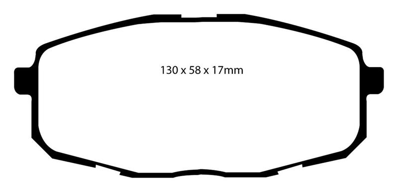EBC Brakes Greenstuff 2000 Series Sport Brake Pads - FMSI ID D1397 DP21562