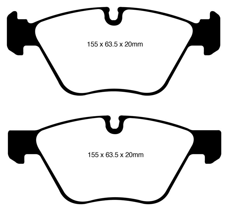 EBC Brakes Greenstuff 2000 Series Sport Brake Pads DP21600