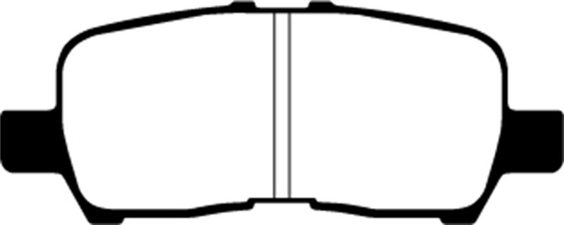EBC Brakes Greenstuff 2000 Series Sport Brake Pads - FMSI ID D999 DP21684