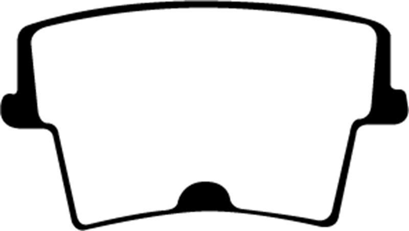 EBC Brakes Greenstuff 2000 Series Sport Brake Pads - FMSI ID D1057 DP21722