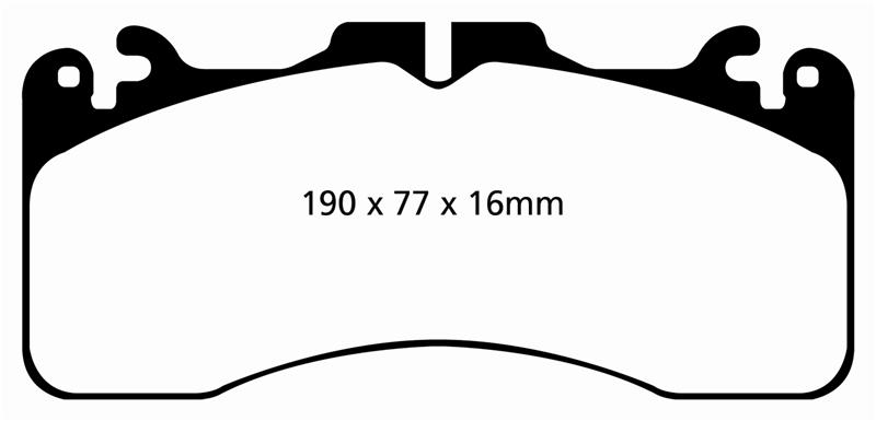 EBC Brakes Greenstuff 2000 Series Sport Brake Pads - FMSI ID D1440 DP21867