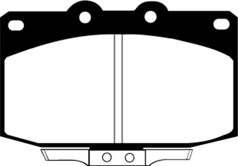 EBC Brakes Greenstuff 2000 Series Sport Brake Pads - FMSI ID D331 DP2763