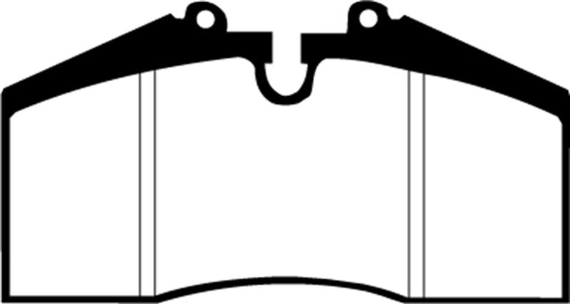 EBC Brakes Greenstuff 2000 Series Sport Brake Pads - FMSI ID D372 DP2767