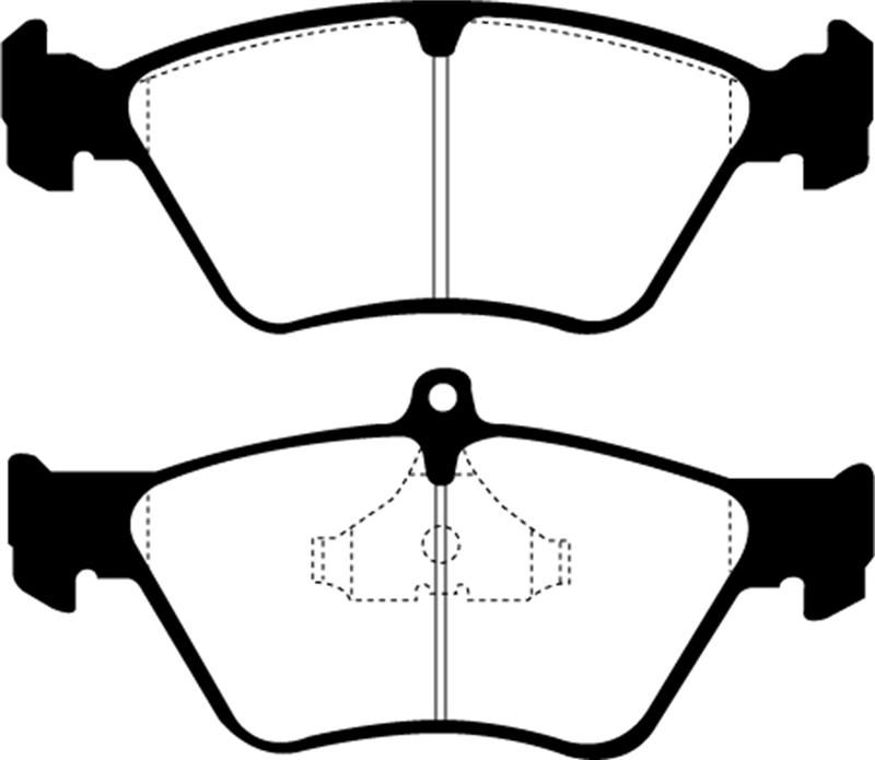 EBC Brakes Greenstuff 2000 Series Sport Brake Pads - FMSI ID D644 DP2976