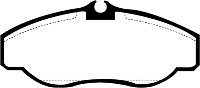 EBC Brakes Greenstuff 6000 Series Truck/SUV Brake Pads - FMSI ID D676 DP61037