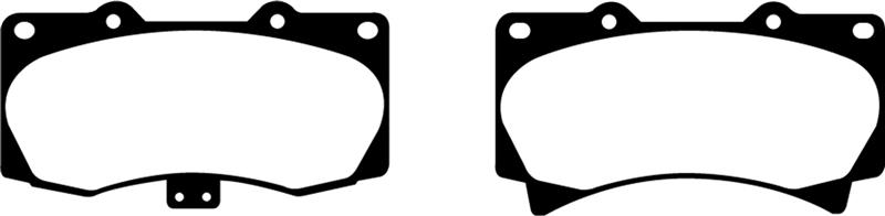 EBC Brakes Greenstuff 6000 Series Truck/SUV Brake Pads - FMSI ID D1119 DP61759