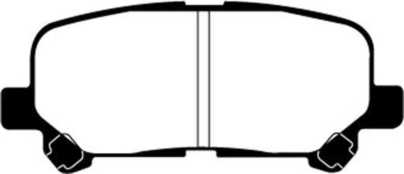 EBC Brakes Greenstuff 6000 Series Truck/SUV Brake Pads - FMSI ID D1281 DP61802