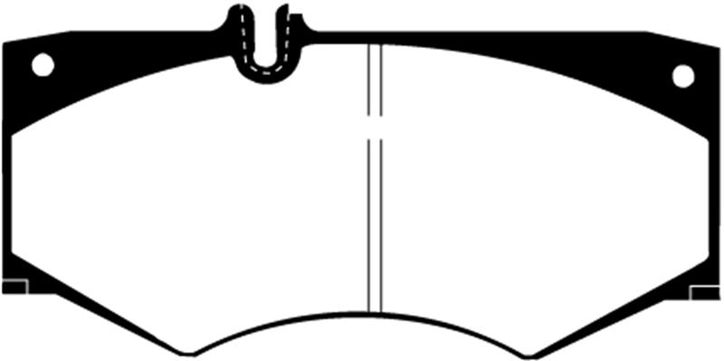 EBC Brakes Greenstuff 6000 Series Truck/SUV Brake Pads - FMSI ID D927 DP6413