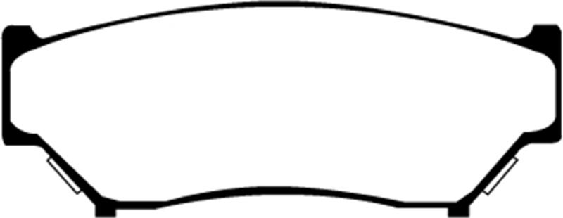 EBC Brakes Greenstuff 6000 Series Truck/SUV Brake Pads - FMSI ID D556 DP6979