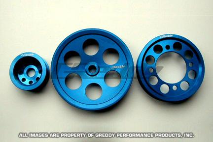 GReddy Pulley Kit - Incld's H20 Pump, P/S, & Alt Pulleys 13512102