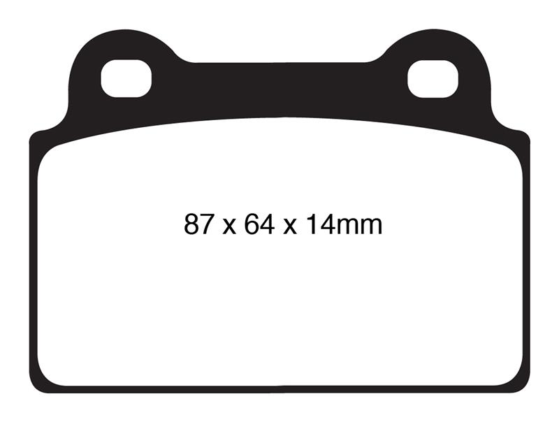 EBC Brakes Redstuff Ceramic Low Dust Brake Pads - FMSI ID D1368 DP31985C