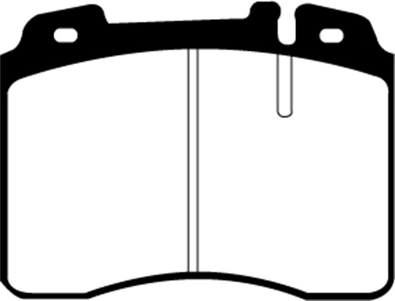 EBC Brakes Redstuff Ceramic Low Dust Brake Pads - FMSI ID D561 DP3927C