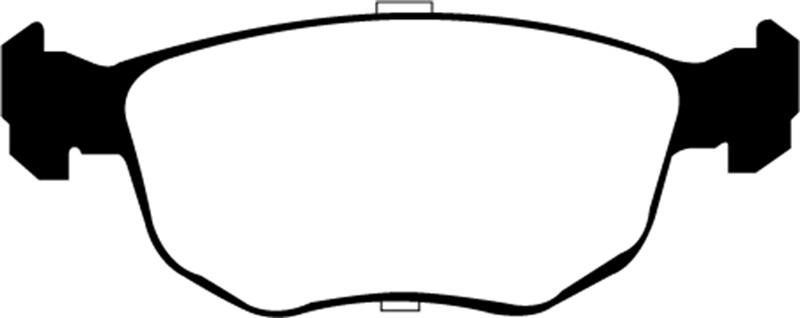 EBC Brakes Redstuff Ceramic Low Dust Brake Pads - FMSI ID D762 DP3956C
