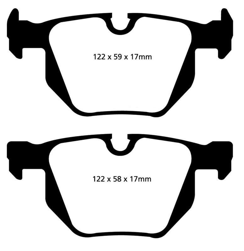 EBC Brakes Ultimax OEM Replacement Brake Pads UD1042