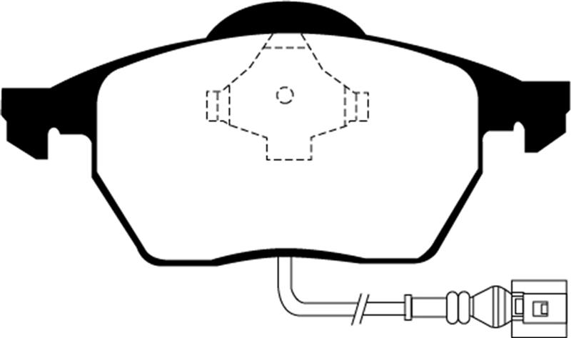 EBC Brakes Ultimax OEM Replacement Brake Pads UD687