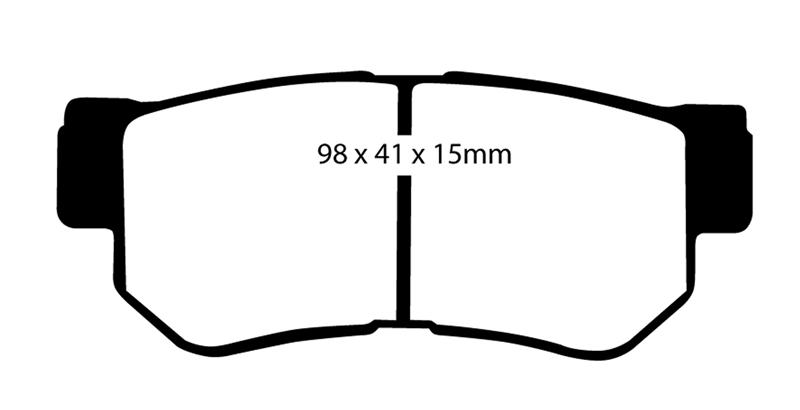 EBC Brakes Ultimax OEM Replacement Brake Pads UD813