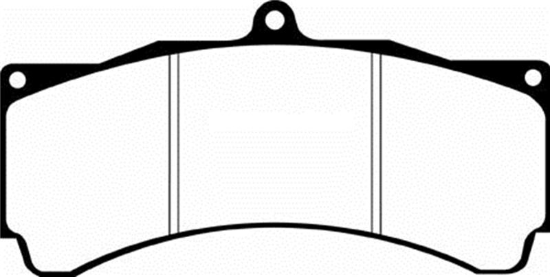 EBC Brakes Yellowstuff 4000 Series Street/Track Brake Pads DP4032R