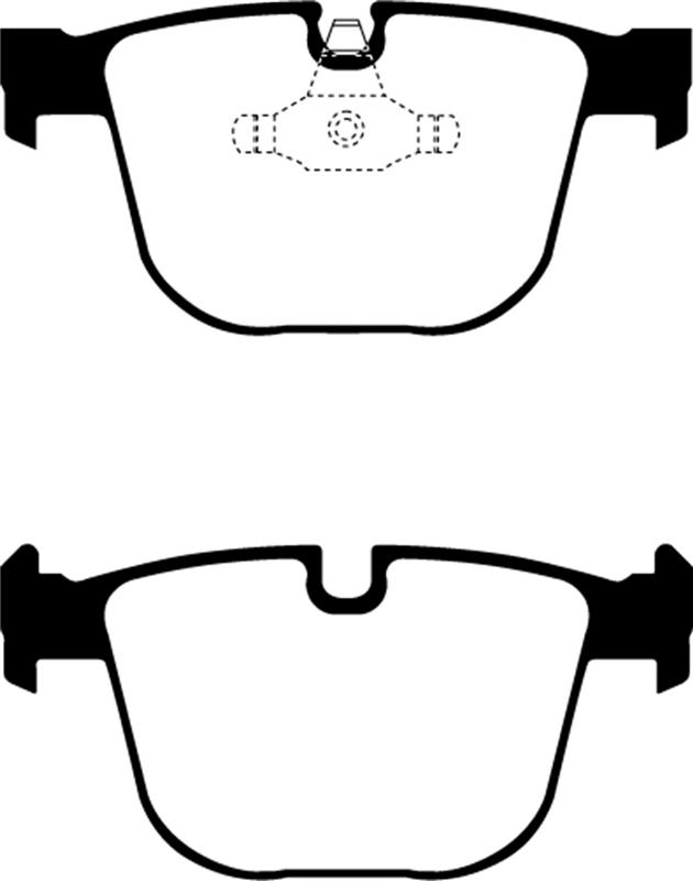 EBC Brakes Yellowstuff 4000 Series Street/Track Brake Pads - FMSI ID D919 DP41451R