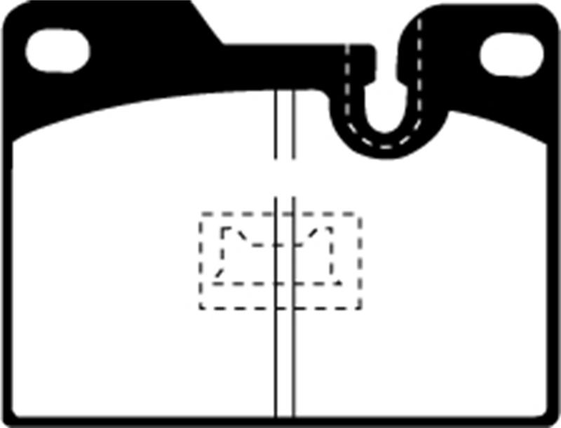EBC Brakes Yellowstuff 4000 Series Street/Track Brake Pads - FMSI ID D252 DP4346R