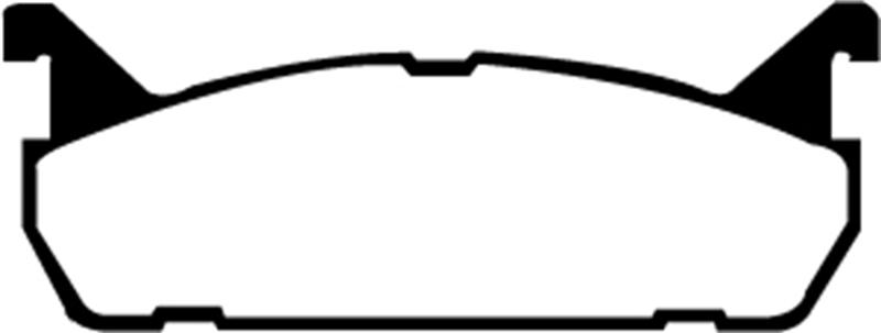 EBC Brakes Yellowstuff 4000 Series Street/Track Brake Pads - FMSI ID D458 DP4828R