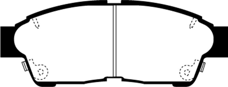 EBC Brakes Yellowstuff 4000 Series Street/Track Brake Pads - FMSI ID D562 DP4964R