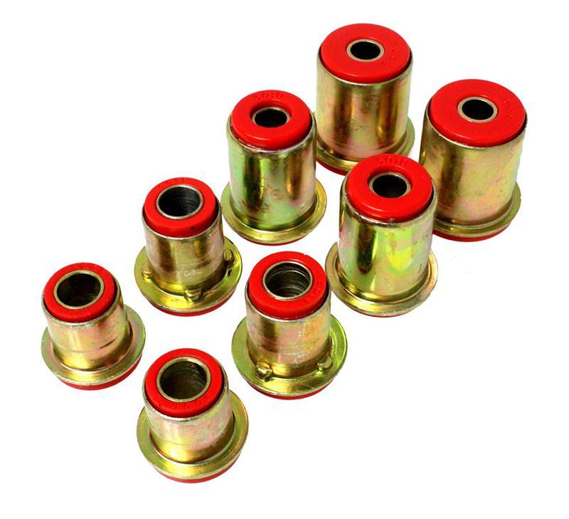 Energy Suspension Control Arm Bushing Set - Incl Thrust Washer Set - Upper Must Reuse Existing Outer Shells 3.3141R
