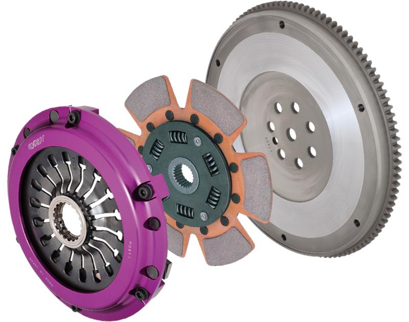 EXEDY Racing Clutch Hyper Single Clutch - Sprung Center Disc - Push Type Cover - For use w/ Hyper Accessory Kit HCAK100/HCAK101 (Depending on Application) HH02SD