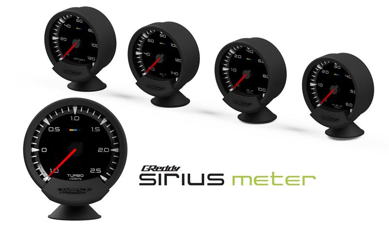 GReddy Sirius Unify Set - Turbo Boost and Vision Display Analog Meter - Requires Sirius Control Unit Sold Separately 16001740