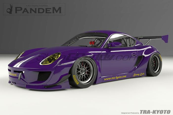 GReddy Pandem Porsche Cayman Side Skirts 17090504