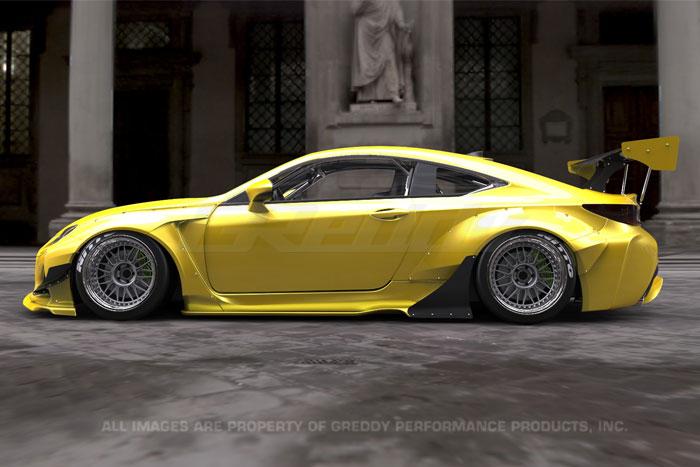 【希少】DEVOA.×GUIDI Neck Parts Rex Rabbit. GReddy Rocket Bunny Lexus RC-F Side Canards 17010258
