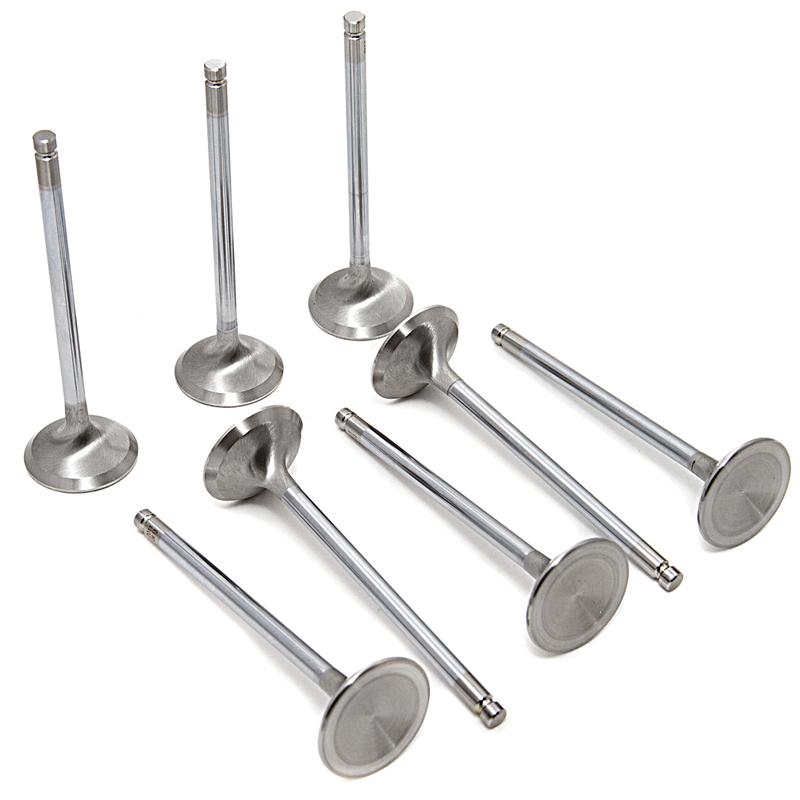 GSC Power Division Exhaust Valve - Chrome Polished Super Alloy - Set of 8 2005-8