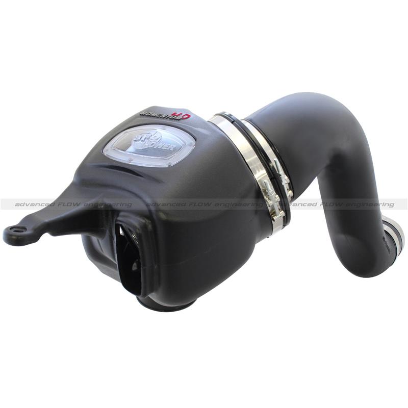 aFe Momentum HD Pro DRY S Air Intake System - Incl. Air Filter/1-Piece Sealed Housing w/Sight Window/Roto-Molded Intake Tube/Hardware - +7 HP/+18 Lbs. x Ft. Torque 51-72005
