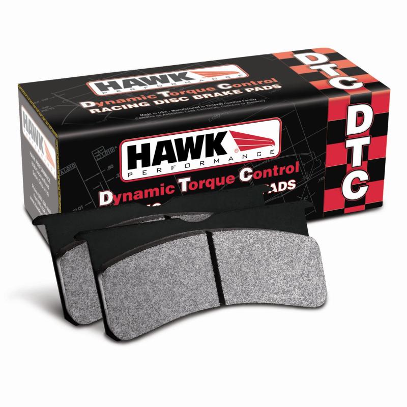 Hawk DTC-70 Brake Pads - w/ Upper Notch And Spring HB478U.605