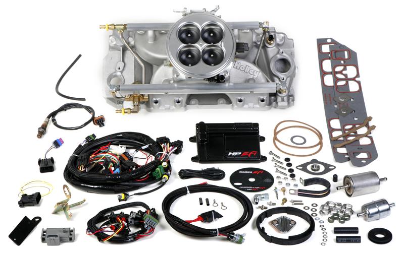 HP EFI Multi-Port Fuel Injection System V8 4BBL - Single Plane Small Block Chevy - Early to Late Heads 550-810