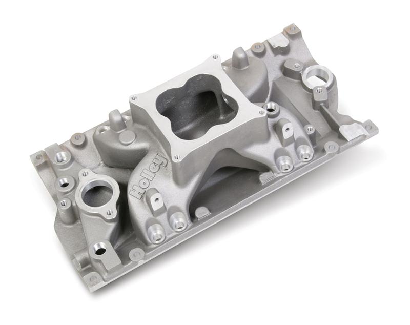 Weiand/Holley EFI Intake Manifold - Open Plenum / Single Plane Design w/o EGR Provisions - 4150 Square Bore Flange - For 396, 402, 427, 454, 502 with Holley HP Oval Port Heads - Includes Fuel Rails & Mounting Brackets 300-561