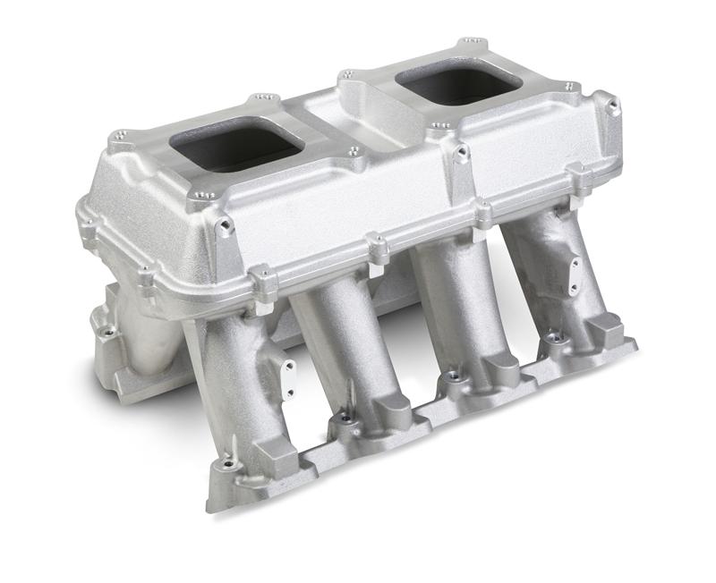 Hi-Ram Intake Manifold - LS3/L92 EFI 2 x 4150 Dominator - 2x1000CFM Sideways & Inline Mount - Standard LS3 Molded O-Ring Flange Gasket - 3/32in Round O-Ring Cord Plenum Top Gasket 300-115