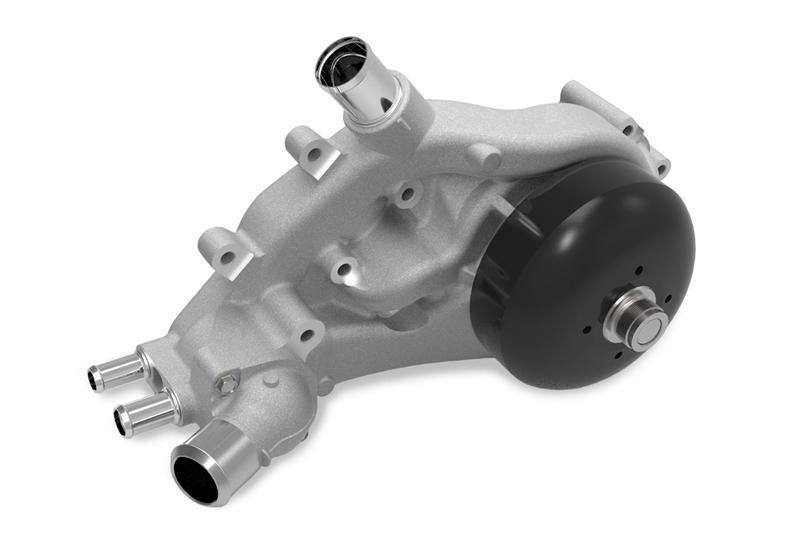 LS Water Pump - w/ Upward Facing Inlet - Fits All LS w/ Long Belt Alignments 22-102