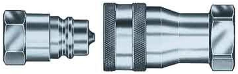 Aeroquip Hydraulic Coupling - 4000in Max Pressure - 14.2 Fluid Loss - 28in Per HG - 50 GPM - 14.2PSI - Bulk Packaged FBM3016