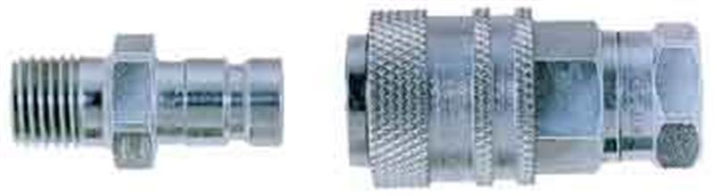 Aeroquip Pressure Sensing Coupling - Male Coupling to Female Pipe - 7000PSI Max Pressure - .02 Air Inclusion - 0.10 Fluid Loss - Bulk Packaged FBM3086