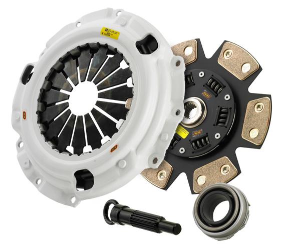 Clutch Masters FX400 Clutch Kit - Heavy Duty Pressure Plate - 6-Puck Ceramic Sprung Disc - Dampened Disc - Must be used w/ Single Mass Flywheel 16000-HDC6-D