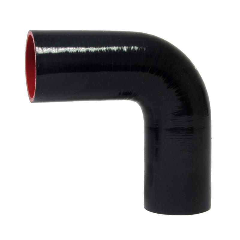 HPS Performance Products Siicone 90 Degree Elbow Reducer Hose - 4-ply Reinforcement HTSER90-050-062-BLUE