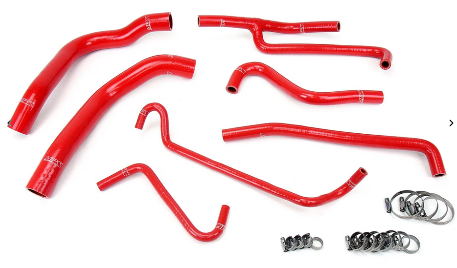 HPS Performance Products Radiator / Heater Hose Set 57-1330-RED