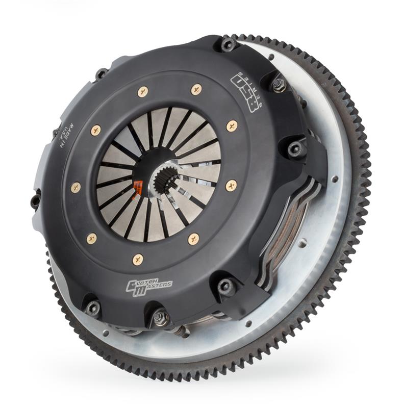 Clutch Masters 850 Series Twin Disc Clutch Kit - 8.50in Race/Street Disc - Steel Flywheel Included - Push Type Conversion - Hydraulic Slave Cylinder Included 16063-TD8S-SVH