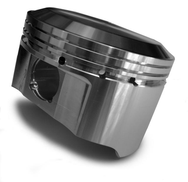 JE Pistons - 23deg Flat Top - Fits 3.480 and 3.500 Stroke - Oil Rail Support is Included - Set of 8 Pistons - Recommended RingSet: J10008-4040-5 181908