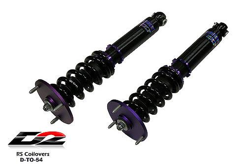 D2 Racing CIRCUIT Series Coilovers - Front/Rear Top Mount D-TO-54-CS