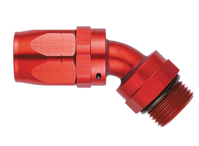 Aeroquip Direct Port Fitting - Swivel 45 Orb FCM1348