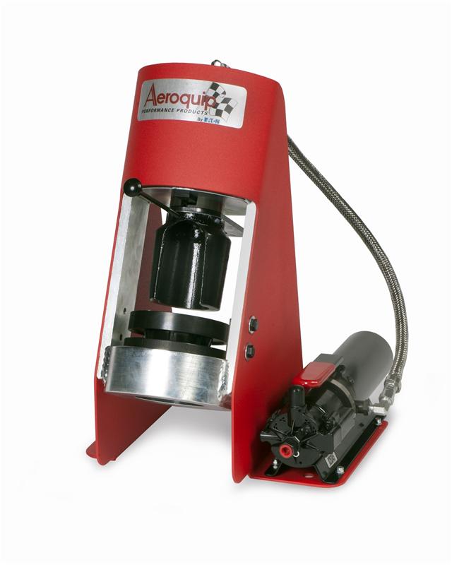 Aeroquip Hose Crimp Machine - Incl 2-Stage Hand Pump/Complete Collet & Spacer Ring Tooling Package ET1000-012