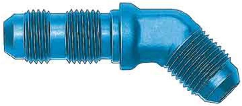 Aeroquip 45deg Elbow Bulkhead Union - Incl Locknut FCM2784