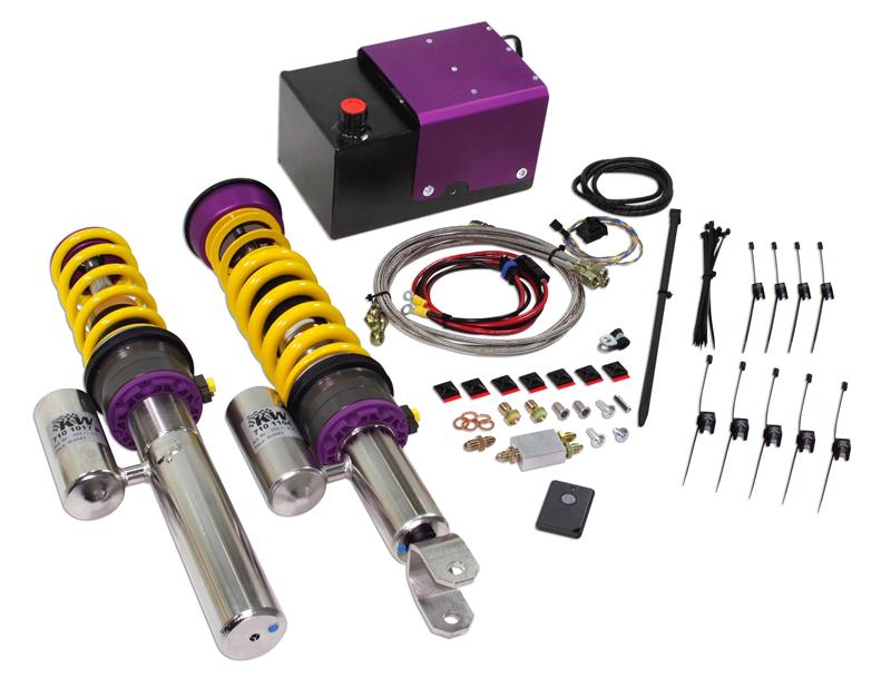 KW Suspension HLS 2 Coilover Kit - Upgrade For OEM Coilovers - Front/Rear Height Adjustable by Threaded Shock Bodies 19271651